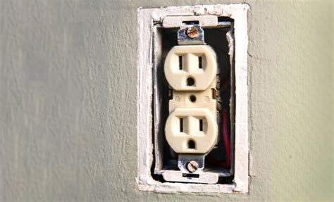 how to fix a loose electrical box|repair broken electrical outlet box.